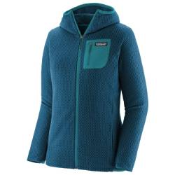 Patagonia - Women's R1 Air Full-Zip Hoody - Fleecejacke Gr M blau von Patagonia