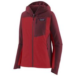 Patagonia - Women's R1 CrossStrata Hoody - Softshelljacke Gr XS rot von Patagonia