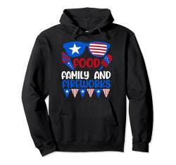 Food Family Feuerwerk Pullover Hoodie von Patriotic Flag Pride USA 4th of July Party