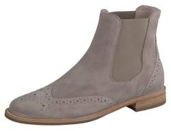 Paul Green Damen, Frauen Chelsea Boots,kurzstiefel,uebergangsschuhe,uebergangsstiefel,schlupfstiefel,flach,boots,bootee,Grau (STONE),37.5 EU / 4.5 UK von Paul Green