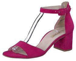 Paul Green Damen, Frauen Riemchensandalen,offene,schuhe,strandschuhe,sandaletten,sommersandalen,absatz,sommerschuhe,Pink (FUXIA),37.5 EU / 4.5 UK von Paul Green