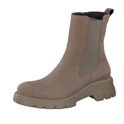 Paul Green Damen Chelsea-Boots, Frauen Chelsea Boots,halbstiefel,kurzstiefel,uebergangsschuhe,uebergangsstiefel,flach,bootee,Beige (ANTELOPE),37 EU / 4 UK von Paul Green