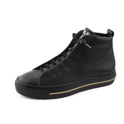 Paul Green Damen Hightop-Pauls, Frauen High-Top Sneaker,Freizeitschuhe,Turnschuhe,Laufschuhe,schnürschuhe,schnürer,Schwarz (Black),38.5 EU / 5.5 UK von Paul Green