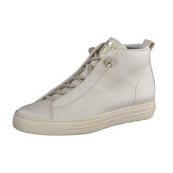 Paul Green Damen Hightop-Pauls, Frauen High-Top Sneaker,schnürer,schnürstiefeletten,mid cut,halbschuhe,straßenschuhe,Beige (BISCUIT),37 EU / 4 UK von Paul Green