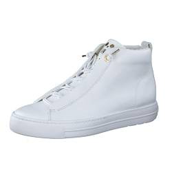 Paul Green Damen Hightop-Pauls, Frauen High-Top Sneaker,schnürstiefeletten,halbschuhe,straßenschuhe,strassenschuhe,Weiß (WHITE),40 EU / 6.5 UK von Paul Green