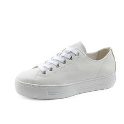 Paul Green Damen Pauls, Frauen Low-Top Sneaker,Sportschuhe,Freizeitschuhe,Turnschuhe,Laufschuhe,schnürschuhe,schnürer,Weiß (White/White),38.5 EU / 5.5 UK von Paul Green