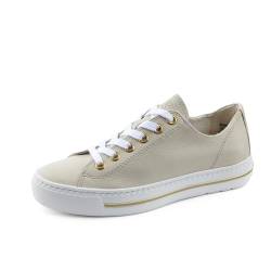 Paul Green Damen Pauls, Frauen Low-Top Sneaker,Strassenschuhe,Sportschuhe,Freizeitschuhe,Turnschuhe,Laufschuhe,schnürschuhe,Beige (Biscuit/ORO),37 EU / 4 UK von Paul Green