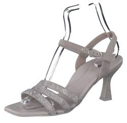 Paul Green Damen SUPER SOFT Frauen Riemchensandalen,Grau (STONE),37 EU / 4 UK von Paul Green