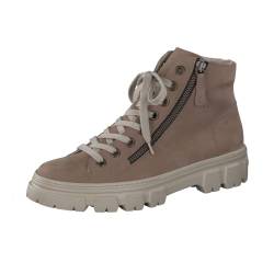 Paul Green Damen SUPER SOFT Hightop-Pauls, Frauen Schnürstiefeletten,schnürboots,reißverschluss,stiefel,bootee,booties,Beige (ANTELOPE),37.5 EU / 4.5 UK von Paul Green