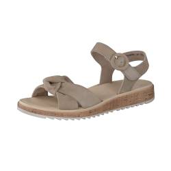 Paul Green Damen SUPER SOFT Sandale, Frauen Riemchensandalen,freizeitschuhe,offene schuhe,strandschuhe,sandaletten,flach,Hellbraun (CHAMPAGNE),38 EU / 5 UK von Paul Green