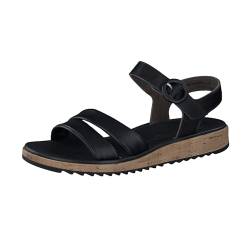 Paul Green Damen SUPER SOFT Sandale, Frauen Riemchensandalen,sommersandalen,flach,sommerschuhe,freizeitschuhe,strandschuhe,Schwarz (BLACK),37.5 EU / 4.5 UK von Paul Green