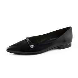 Paul Green Damen SUPER Soft Ballerina, Frauen Klassische Ballerinas,Ausgehschuhe,Abendschuhe,Slip-ons,klassisch elegant,Schwarz (Black),37.5 EU / 4.5 UK von Paul Green