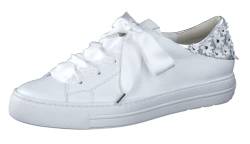 Paul Green Damen SUPER Soft Pauls, Frauen Bequemschuhe,Low-tie,Komfortschuhe,Halbschuhe,schnürschuhe,schnürer,bequem,Weiß (White/Clay),39 EU / 6 UK von Paul Green