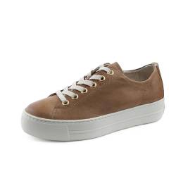 Paul Green Damen SUPER Soft Pauls, Frauen Low-Top Sneaker,Freizeitschuhe,Turnschuhe,Laufschuhe,schnürschuhe,schnürer,Mittelbraun (Cuoio),37.5 EU / 4.5 UK von Paul Green