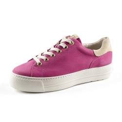 Paul Green Damen SUPER Soft Pauls, Frauen Low-Top Sneaker,Strassenschuhe,Sportschuhe,Freizeitschuhe,Turnschuhe,Laufschuhe,Pink (Barbie/Ivory),38 EU / 5 UK von Paul Green