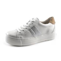 Paul Green Damen SUPER Soft Pauls, Frauen Low-Top Sneaker,Strassenschuhe,Sportschuhe,Freizeitschuhe,Turnschuhe,Laufschuhe,Weiß (Ivory/Ice),38 EU / 5 UK von Paul Green