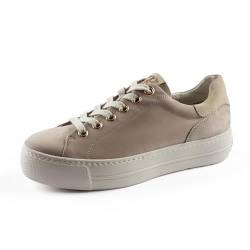 Paul Green Damen SUPER Soft Pauls, Frauen Low-Top Sneaker,schnürschuhe,schnürer,Plateausohle,Halbschuhe,straßenschuhe,Beige (Antelope/Sand),37.5 EU / 4.5 UK von Paul Green