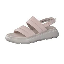 Paul Green Damen SUPER Soft Plateau-Sandale, Frauen Riemchensandalen,bequem,flach,Women's,Ladies,Sommerschuhe,Hellrosé (Rouge),40.5 EU / 7 UK von Paul Green