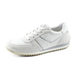 Paul Green Damen SUPER Soft Sneaker mit Wechselfußbett, Frauen Low-Top Sneaker,Wechselfußbett,schnürer,Halbschuhe,Weiß (Ice/White),37.5 EU / 4.5 UK von Paul Green