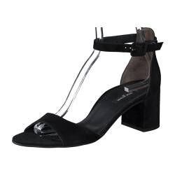 Paul Green Damen Sandalette, Frauen Riemchensandalen,Sandaletten,Sommersandalen,Absatz,Sommerschuhe,Freizeitschuhe,Schwarz (SCHWARZ),37 EU / 4 UK von Paul Green