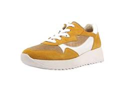 Paul Green Damen Sneaker 4949, Frauen Low-Top Sneaker, feminin elegant Women's Women Woman Freizeit leger Halbschuh,Marigold/Grain,40.5 EU / 7 UK von Paul Green