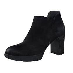 Paul Green Damen Stiefelette, Frauen Ankle Boots,knöchelhoch,reißverschluss,stiefel,bootee,booties,halbstiefel,Schwarz (SCHWARZ),41 EU / 7.5 UK von Paul Green