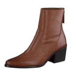 Paul Green Damen Stiefelette, Frauen Ankle Boots,reißverschluss,bootee,booties,halbstiefel,kurzstiefel,Mittelbraun (COGNAC),38 EU / 5 UK von Paul Green