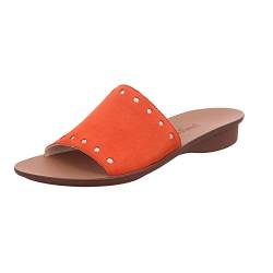 Paul Green Sandalette 7550-026, Rauleder, Orange, Damen EU 6,5/40 von Paul Green