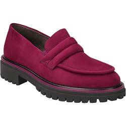 Paul Green Slipper & Mokassin 2957-052, Rauleder, Rot, Damen EU 6, 5/40, 40 EU von Paul Green