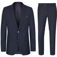 Paul Malone Anzug Herrenanzug modern slim fit Anzug für Männer (Set, 2-tlg., Sakko mit Hose) blau dunkelblau HA27, Gr. 106 von Paul Malone