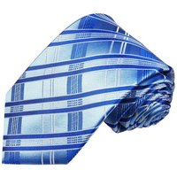 Paul Malone Krawatte Moderne Herren Seidenkrawatte gestreift 100% Seide Schmal (6cm), blau hellblau 2018 von Paul Malone