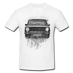 Lada T-Shirt Herren, weiß mit Aufdruck von Paul Sinus Art