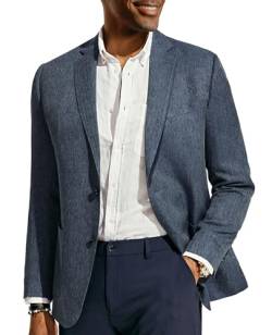 PaulJones Sakko Herren Elegante Anzug Jackett Regular Fit Tracht Anzug mit Tasche L Dunkelblau 558S24-5 von PaulJones