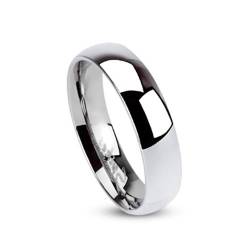 Paula & Fritz® Ring aus Edelstahl Chirurgenstahl 316L 5mm breit Silber Klassis... von Paula & Fritz