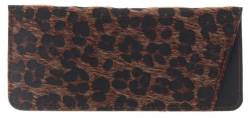 Paule & Knopf Stylisches Einstecketui Kenia mit Leopardenprint in Felloptik in Dunkelbraun von Paule & Knopf