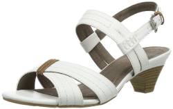 Softline Damen Hobart Slingback Sandalen, Weiß (White 100), 38 von Pavers