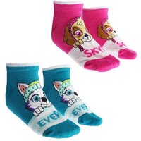 PAW PATROL Kurzsocken Paw Patrol Sky Everest Mädchen kurze Socken Sneaker 2er Pack Gr. 23 bis 34 von Paw Patrol