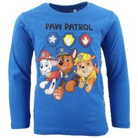 PAW PATROL Langarmshirt Paw Patrol Chase Marshall Kinder Shirt Gr. 98 bis 128, 100% Baumwolle von Paw Patrol