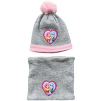 PAW PATROL Mütze & Schal Paw Patrol Mädchen Winter Set Mütze Schal Wintermütze (Kindermütze + Kinderschal) 2 Teile Kinder Mütze und Halswärmer von Paw Patrol