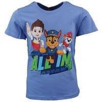 PAW PATROL Print-Shirt Paw Patrol Ryder Jungen Kinder kurzarm T-Shirt Gr. 98 bis 128, 100% Baumwolle von Paw Patrol