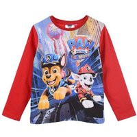 PAW PATROL T-Shirt Chase Marshall Kinder Jungen Langarm T-Shirt Longsleeve Oberteil von Paw Patrol