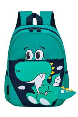 Pawleso Dino Rucksack Kindergarten, Kindergartenrucksack Jungen, 2-6 Jahre, Kinder Rucksack 2-3 Jahre, für Jungs Höhe 80-120cm, mit Brustgurt von Pawleso