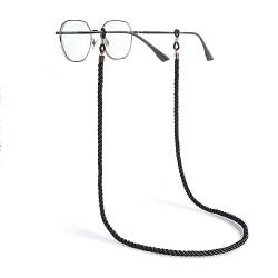 Payivsve Brillenband Sonnenbrillenband, Langes Brillenband für Sonnenbrillen&Presbyopie, Brillenkette für Brille zum Umhängen, Anti-drop, Schwarz von Payivsve
