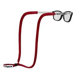 Payivsve Sportbrillenband | Brillenband für Sportbrillen und Sonnenbrillen | Brille Sportband & fester Halter aus Stoff(Rot) von Payivsve