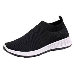 Damen Laufschuhe Sale Slip On Turnschuhe Jogging Sport Schuhe Ohne Schnürsenkel Leicht Sneaker Atmungsaktiv Flache Schuhe Laufschuhe Regular Fashion Sportschuhe von Pdakieyxnd