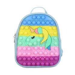 PeaMirmy Pop Rucksack Geldbörse für Mädchen, Pop Umhängetasche Kinder Zappeln Mini Rucksack Geldbörse für Mädchen, Pop Zappeln Spielzeug Tasche Geschenke von PeaMirmy