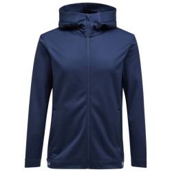 Peak Performance - Rider Tech Zip Hood - Fleecejacke Gr M blau von Peak Performance