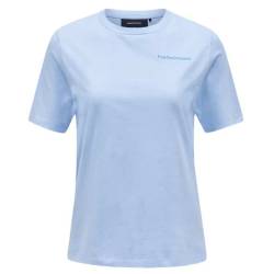 Peak Performance W Original Small Logo Tee Damen (Blau XS) T-Shirts von Peak Performance