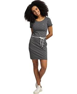 Peak Time Damen Jersey Sommerkleid Strandkleid L80022 Midgrey Melange Graphic Gr. XL von Peak Time