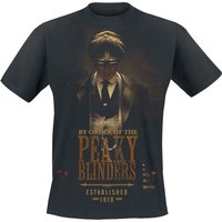 Peaky Blinders T-Shirt - Est 1919 - S bis XXL - für Männer - Größe M - schwarz  - Lizenzierter Fanartikel von Peaky Blinders